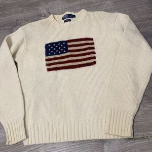 Polo Ralph Lauren American flag sweater